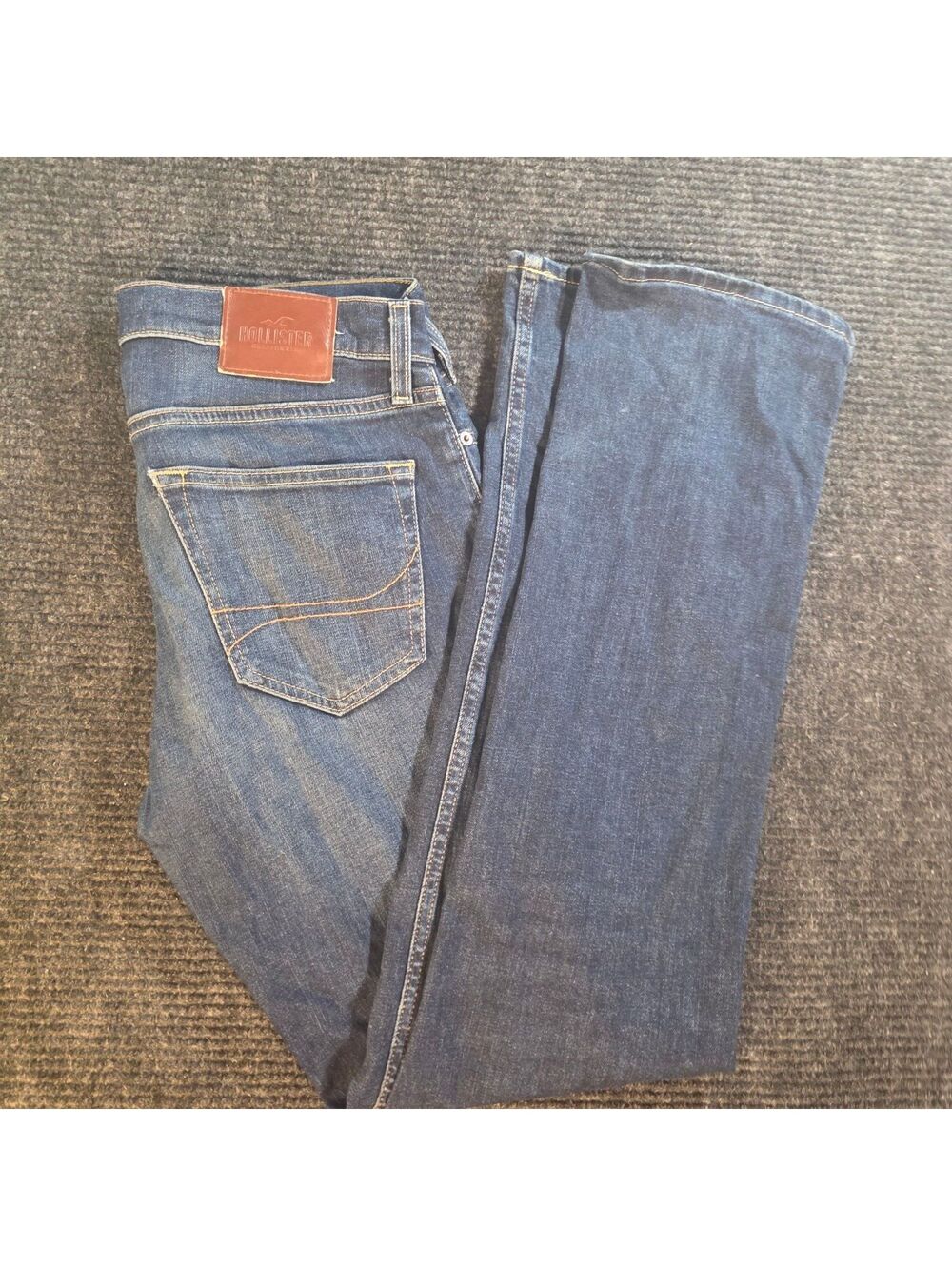Hollister Bootcut Jeans in Blue Denim, Size W30 L32